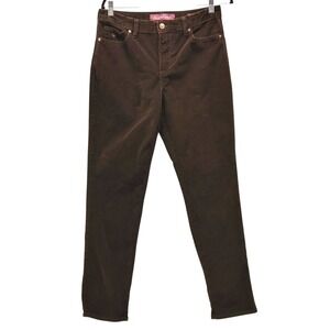 Gloria Vanderbilt Amanda Corduroy Pants Brown 8‎